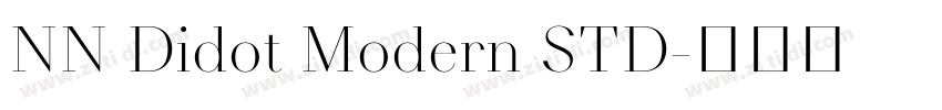 NN Didot Modern STD字体转换